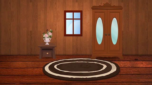 Cupboard anime rug