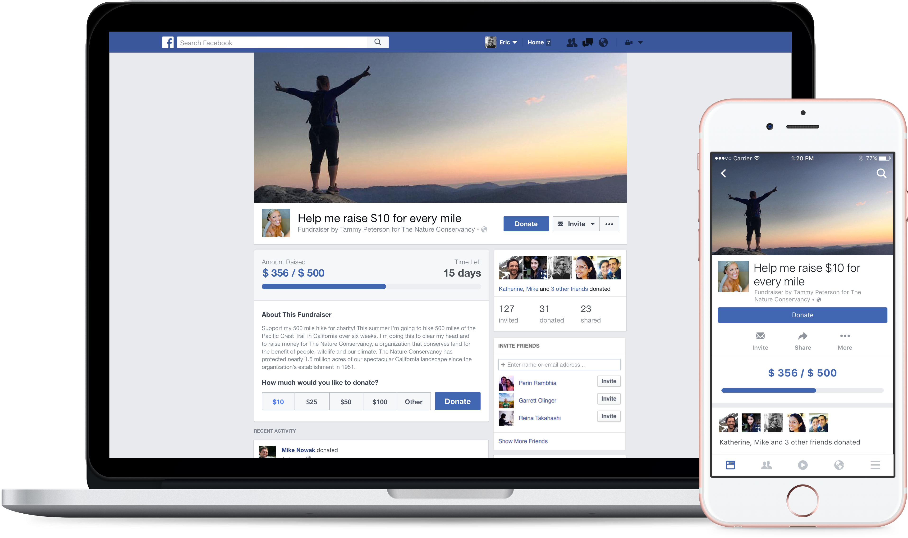 how to create a fundraiser on facebook